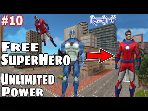 Free Super Hero Unlimited Power in Rope Hero Vice Town Cyclops Glasses Eye Laser JetPack Mod Man #10