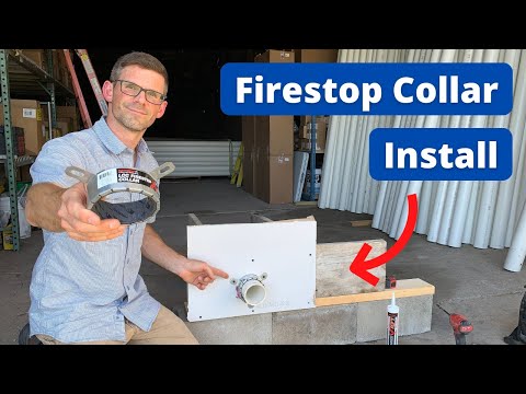 How to Install a Firestop Collar