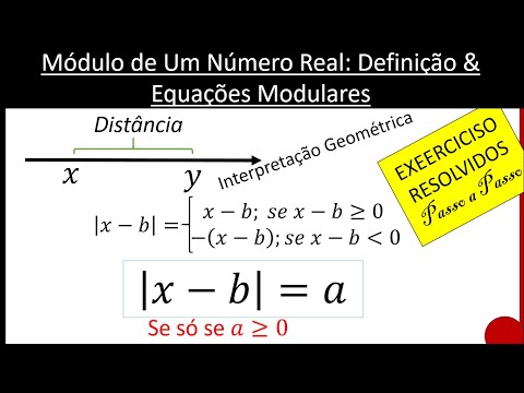 Módulo de Um Número Real: Definição & Equações Modulares