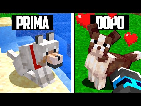 HO AGGIUNTO 100 NUOVI CANI SU MINECRAFT - ITA