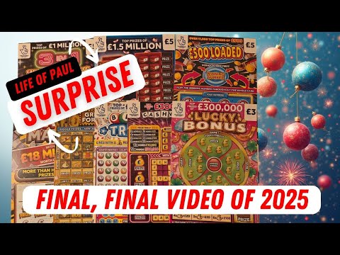 Surprise...One last scratch card video for 2025