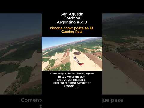 San Agustin, Cordoba desde el Microsoft Flight Simulator #sanagustin #cordoba #msfs #joaha45