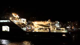 preview picture of video '2015|01|08 Hafenausfahrt in Kristiansund'