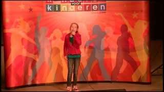 Lotte zingt Groen op Kinderen Voor Kinderen Songfestival -Voorronde 2012