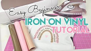 How To - Iron On Vinyl with Cricut | The Easy Way!
