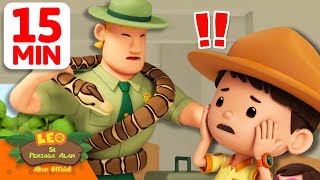 Download lagu Python Membelit Para Ranger?! 🐍 | 15 Min | Leo Si Penjaga Alam | #hewan mp3