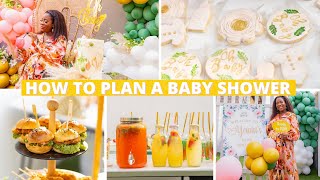 How To Plan A BABY SHOWER/ BABY SPRINKLE | Vendors, Tips & Inspo