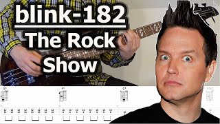 blink-182 - The Rock Show | Bass Tabs Tutorial
