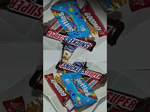 ✨ ASMR  Unboxing Satisfying and Relaxing Video ✨ASMR Filling Platter with Sweets #chocolate #jibbitz