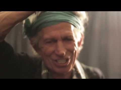 Keith Richards backstage at Eric Clapton's Crossroads benefit