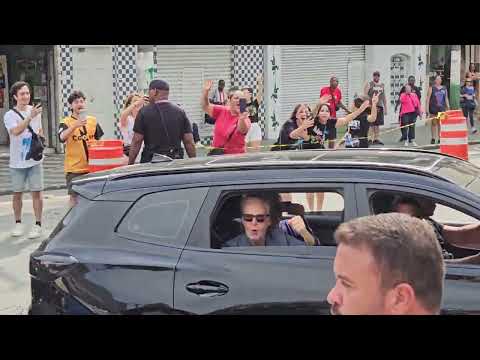 Video Paul McCartney chegando para show no Allianz Parque São Paulo 10/12/2023