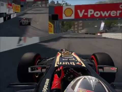 F1 2013 vuelta Monaco Onboar Yesid-Lotus