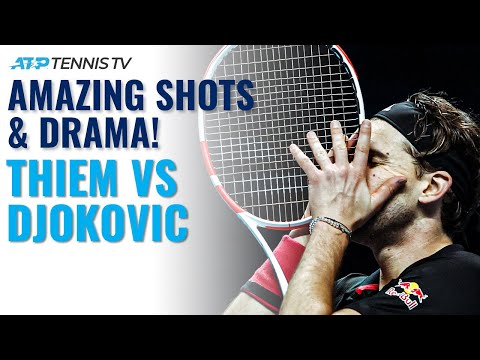 Dominic Thiem vs Novak Djokovic: Amazing Shots & Drama | Nitto ATP Finals 2020 Highlights