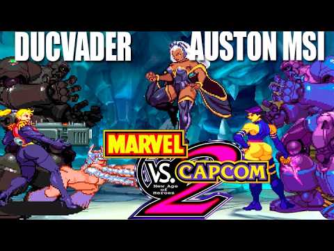 DUCVADER VS AUSTON_MSI!! 🔥🔥🔥🔥 PALIZÓN LOCO CON CENTINELA, SPIRAL Y CAP COMANDO!! #fightcade2 #mvc2