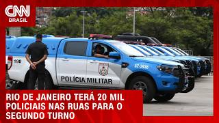 Vídeo: Rio de Janeiro mobiliza mais de 20 mil policiais no segundo turno das eleições | CNN 360°