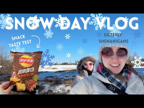 WINTER STORM FERN VLOG | snow, slow cozy days, and what i eat āļøš² | winter weather in the South