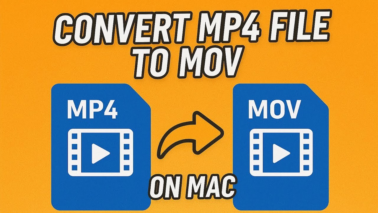 How To Convert MP4 File To MOV on Mac Os