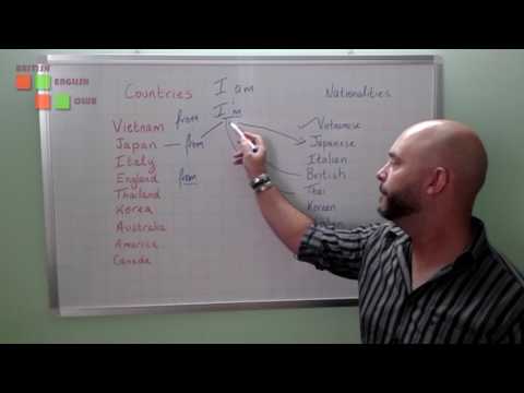 Basic English - Lesson 10 - Countries and Nationality - British English Club