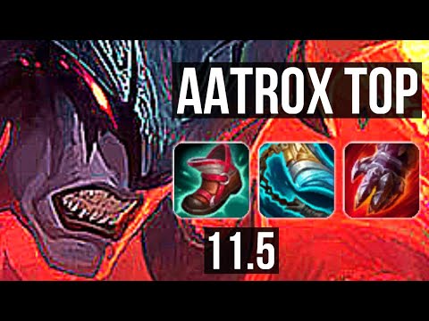 AATROX vs VEIGAR (TOP) (DEFEAT) | Rank 7, Godlike | EUW Challenger | v11.5