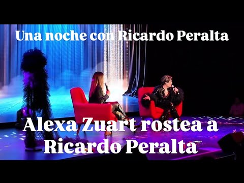 Alexa Zuart Rostea to Ricardo Peralta in her show, A Night with Ricardo Peralta at Lunario.