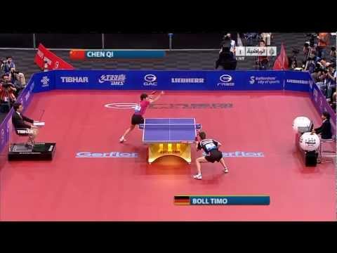 2011 WTTC: Chen Qi - Timo Boll (full match|short form)