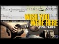 Wish You Were Here | Guitar Cover Tab | Intro Solo Lesson | Backing Track with Vocals 🎸 PINK FLOYD