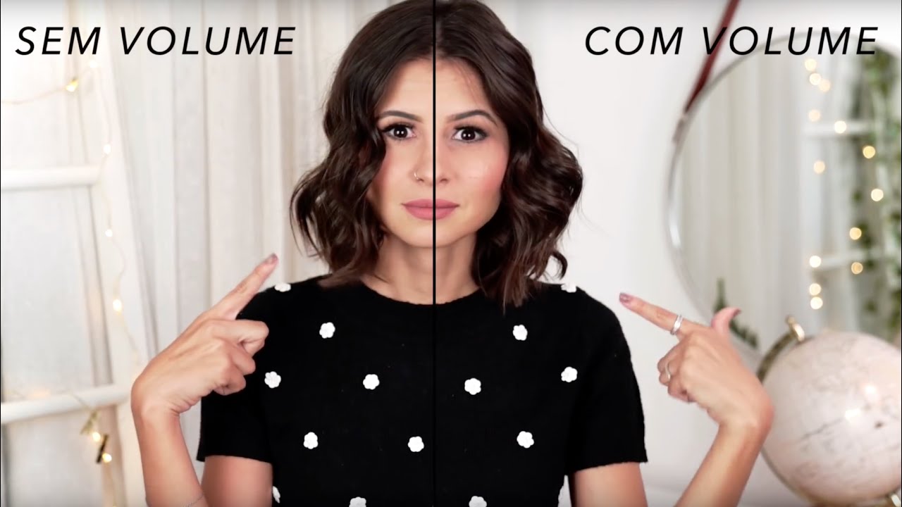 Como fazer BABYLISS no cabelo curto E DEIXAR VOLUMOSO - Viihrocha