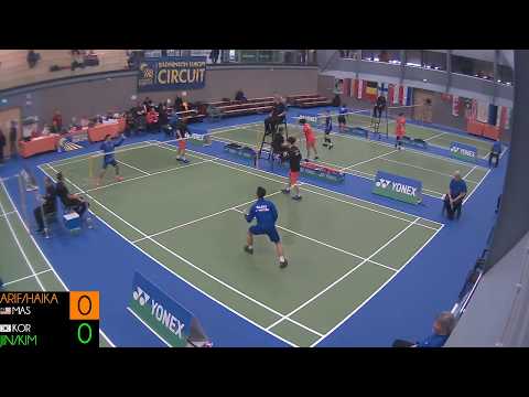 Court 3, day 5 (semi-finals & finals), Sunday March 1, Yonex Dutch Junior International 2020