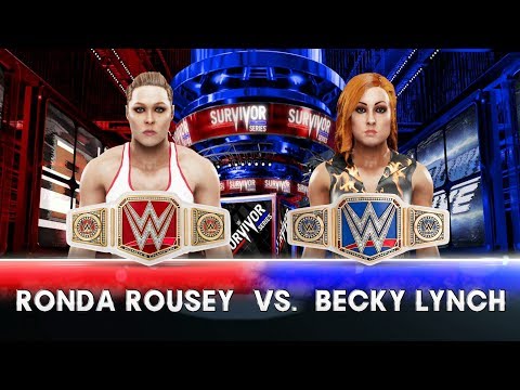 Survivor Series 2018 - Ronda Rousey Vs Becky Lynch - WWE 2K19