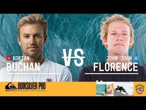 Adrian Buchan vs. John John Florence - Round Three, Heat 2 - Quiksilver Pro Gold Coast 2019