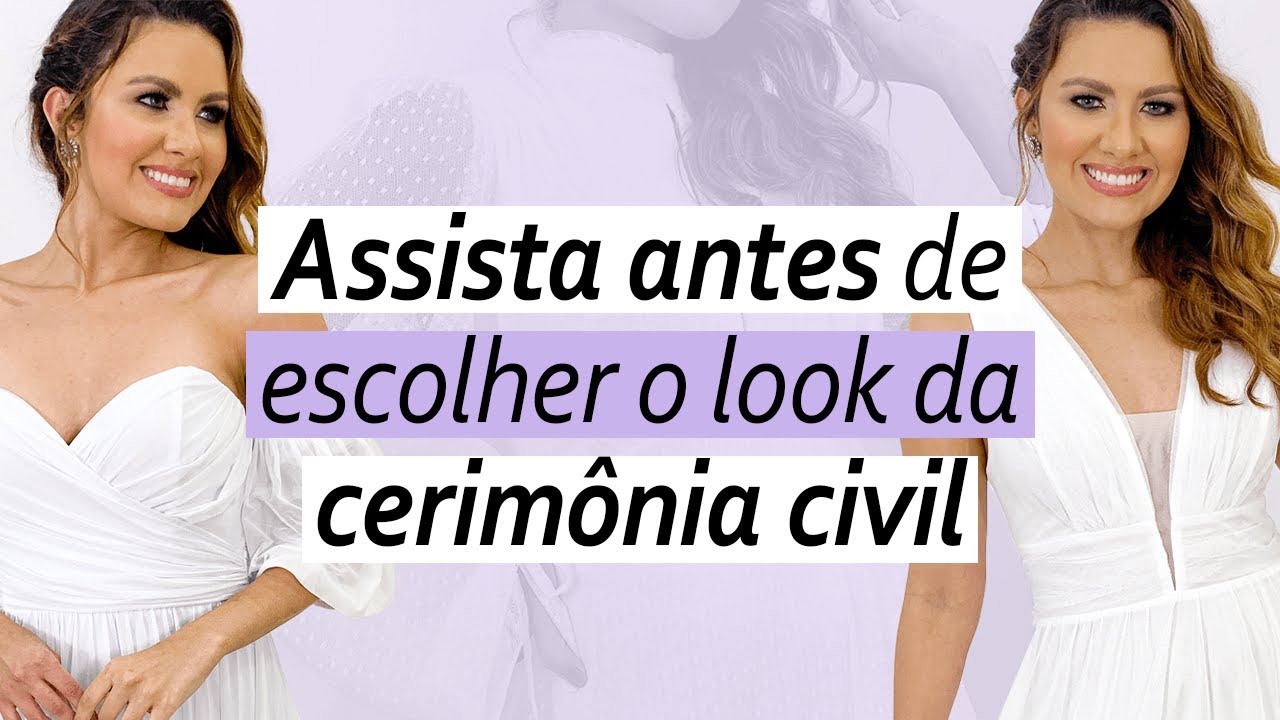 O que vestir no casamento civil | 10 modelos de vestidos para noivas 2022