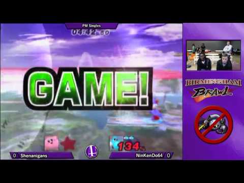 Birmingham Brawl 6 PM Singles - Shenanigans (Kirby) vs. CR2 NinKenDo64 (Yoshi, Mario)