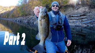 Fall Smallmouth Bass Fishing and SO MUCH MORE!!! (PART TWO) Ned Rig & Spoon