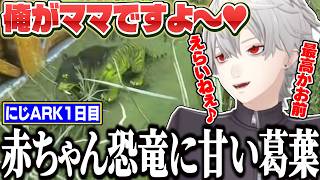 【にじARK1日目】テイムする恐竜全て無能で動物園になっちゃう葛葉【にじさんじ/切り抜き/葛葉】