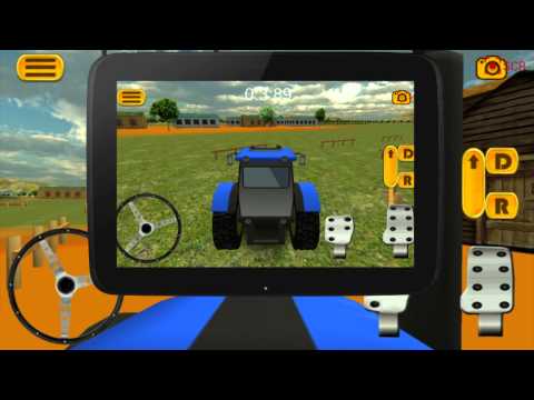 Tractor parking 3D Farm Driver Video