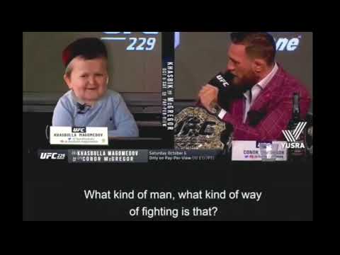 Hasbullah the Mini Khabib vs Conor McGregor (ENGLISH)