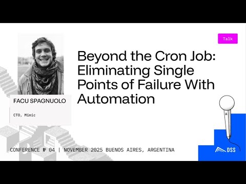Beyond the Cron Job: Eliminating Single Points of Failure With Automation preview