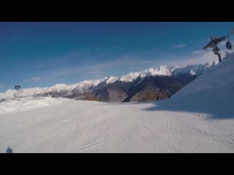 Роза Хутор, горнолыжный заезд Роза пик - Каскад - Мужской олимпийский спуск