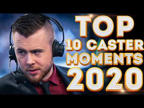 TOP 10 Caster Moments of Pro Dota 2 in 2020