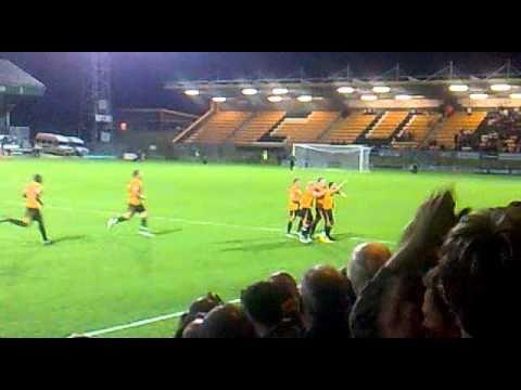21/9/10 Cambridge United v Kettering... Robbie Willmott goal from free kick, 2-0 80th min