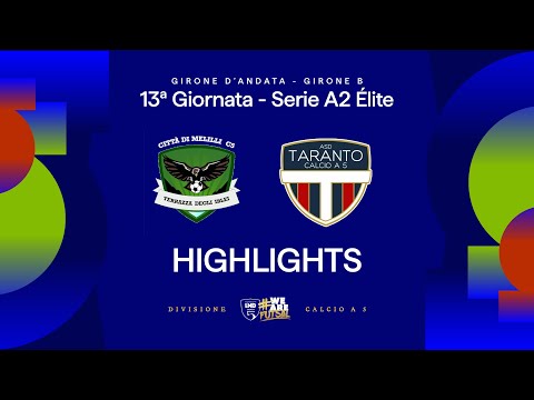 Città di Melilli-New Taranto 2-2 | Goals and highlights | Matchday 13 | Serie A2 Elite 25/26 - Gr...