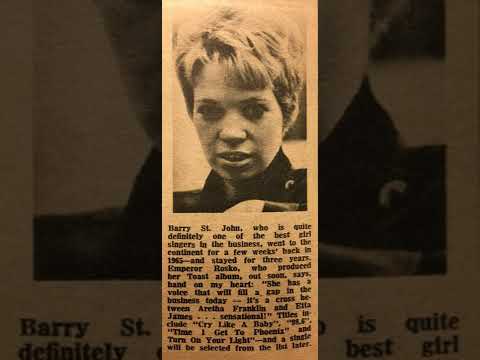 Barry St John  : Mind How You Go