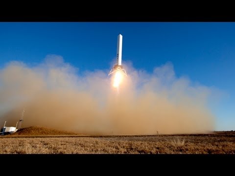 SpaceX’s Grasshopper Rocket Takes Off And Lands Vertically And Can Also Hover