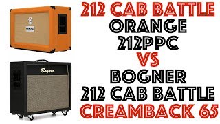 Video thumbnail for Cab Battle - Orange 212PPC vs Bogner 212C - Creamback 65 Edition by thejay (Big Battle Bear)