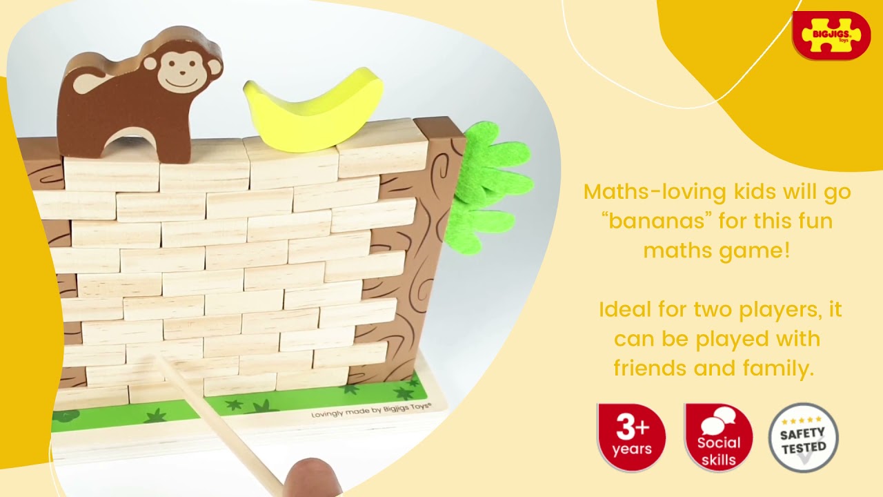 Bigjigs Toys Dřevěná motorická hra Řítící se džungle