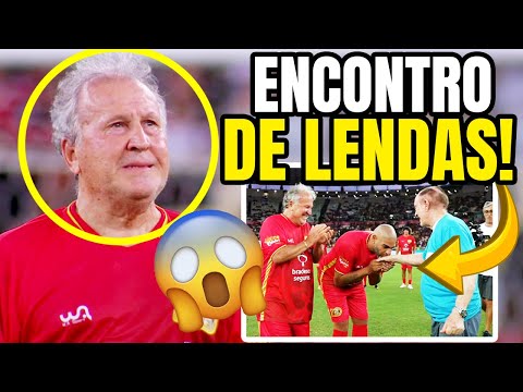 🚨 INCRÍVEL! 20º JOGO das ESTRELAS do ZICO REUNE UMA SELEÇÃO HISTÓRICA de CRAQUES! 😱🔥