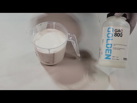 How to Make POURING MEDIUM and GAC 800 Alterative  || School of Art (1)