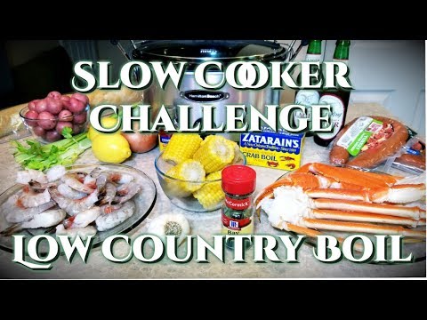 ✨ SLOW COOKER CHALLENGE // LOW COUNTRY BOIL ✨