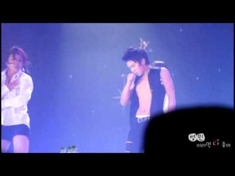 [SungMin fancam] HD SuperShow3 If you leave - Hot & sexy !