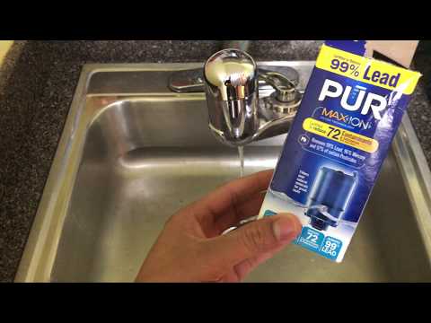 Pur Maxion Water Filter for Faucet - How to Replace